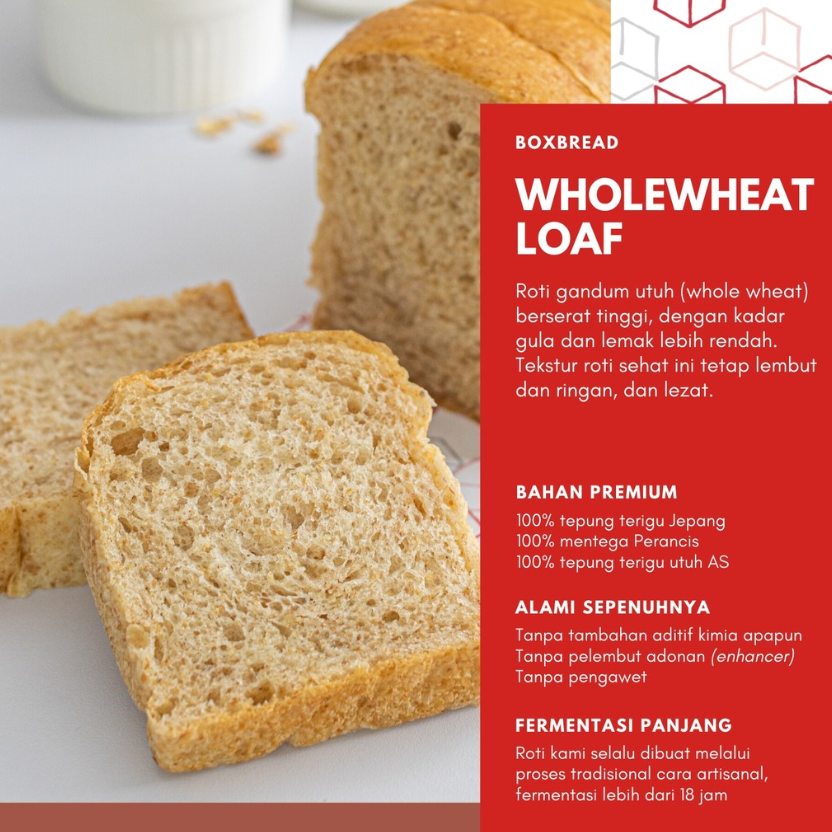 Toros Asia BoxBread Bakery Roti Gandum Utuh 