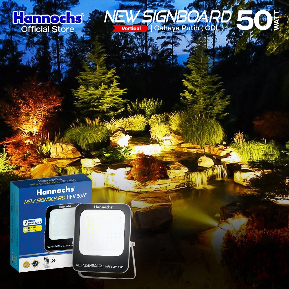 Citra Hannochs Niagantara Hannochs New Signboard Cahaya Putih HFV 50W