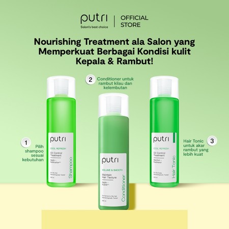 Putri Cool Refresh Oil Control Treatment Hair Tonic