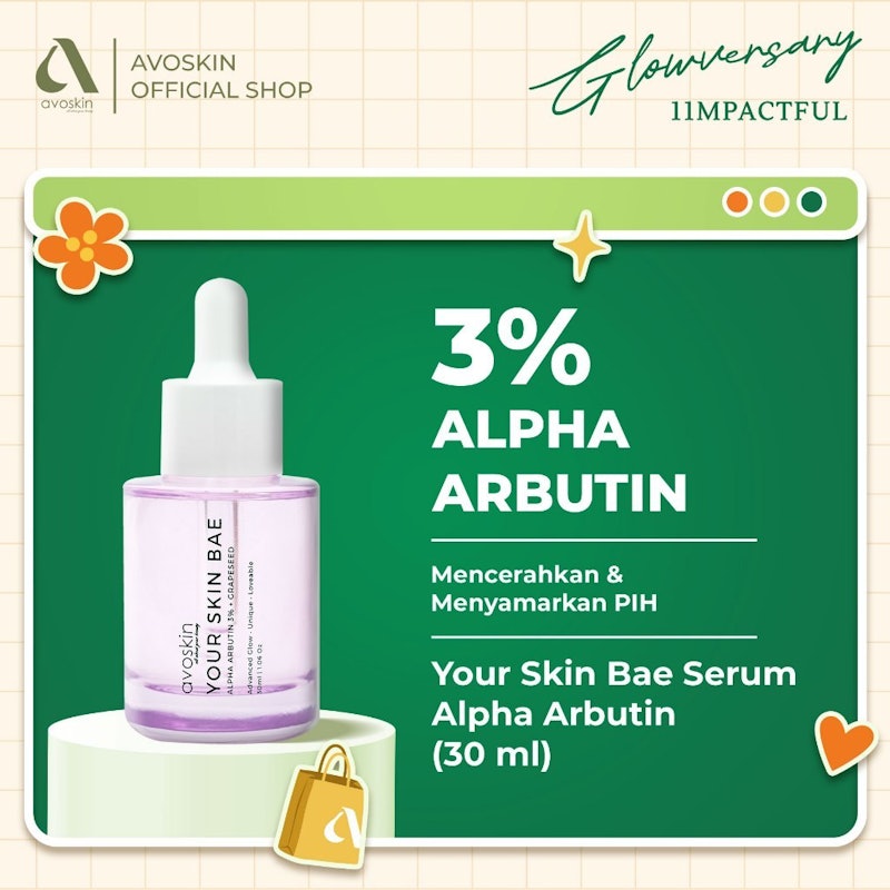 our Skin Bae Alpha Arbutin 3% + Grapeseed 5