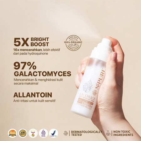 Penta Natural Kosmetindo N'PURE Licorice Milky Spotlight Toner