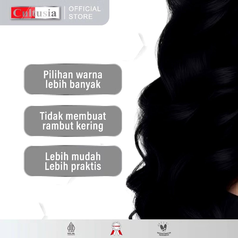 Cultusia Hair Color Black 2/0 3