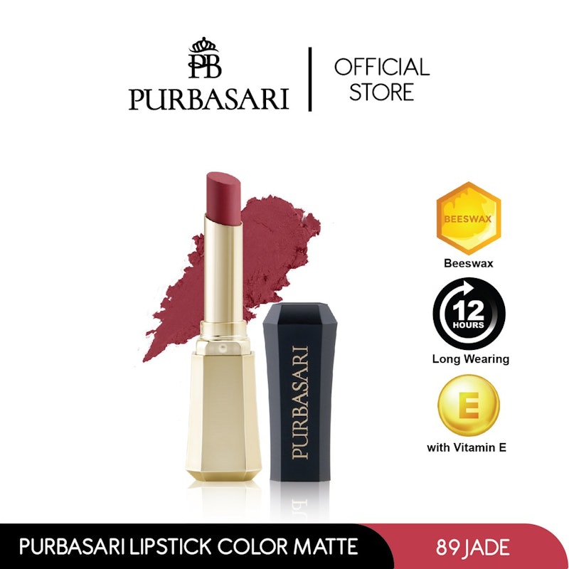 Purbasari Lipstick Color Matte - 89 Jade