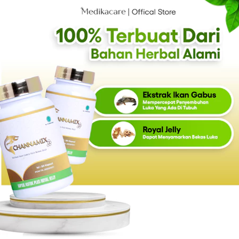 Channamix (Ekstrak Ikan Gabus Plus Royal Jelly) 3