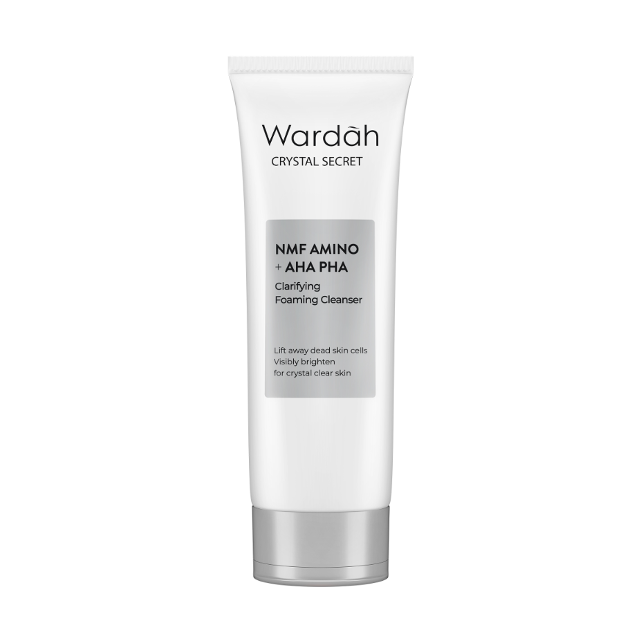 Wardah ｜ Crystal Secret NMF Amino + AHA PHA Clarifying Foaming Cleanser
