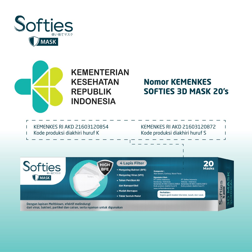 Softies 3D Mask Surgical 5