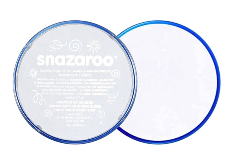 Snazaroo Face Body Paint White 1