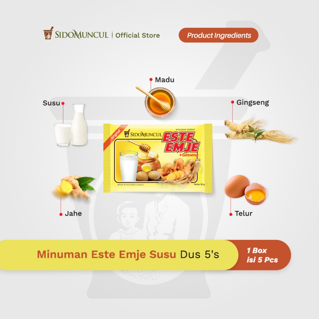 Sido Muncul  Sido Muncul Este Emje + Ginseng Original