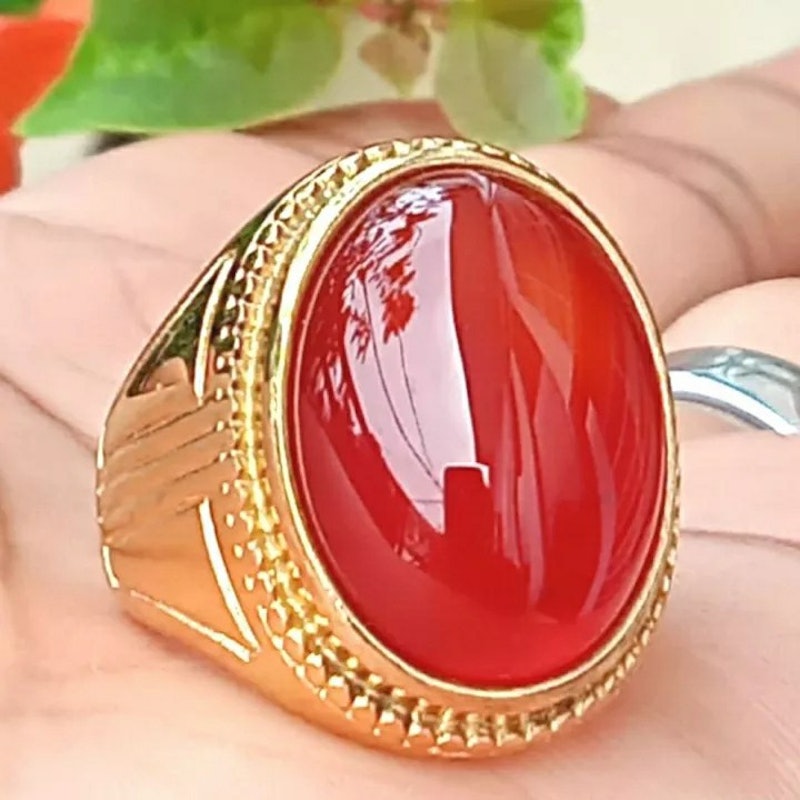 Cincin Batu Sulaiman Madu Natural 4