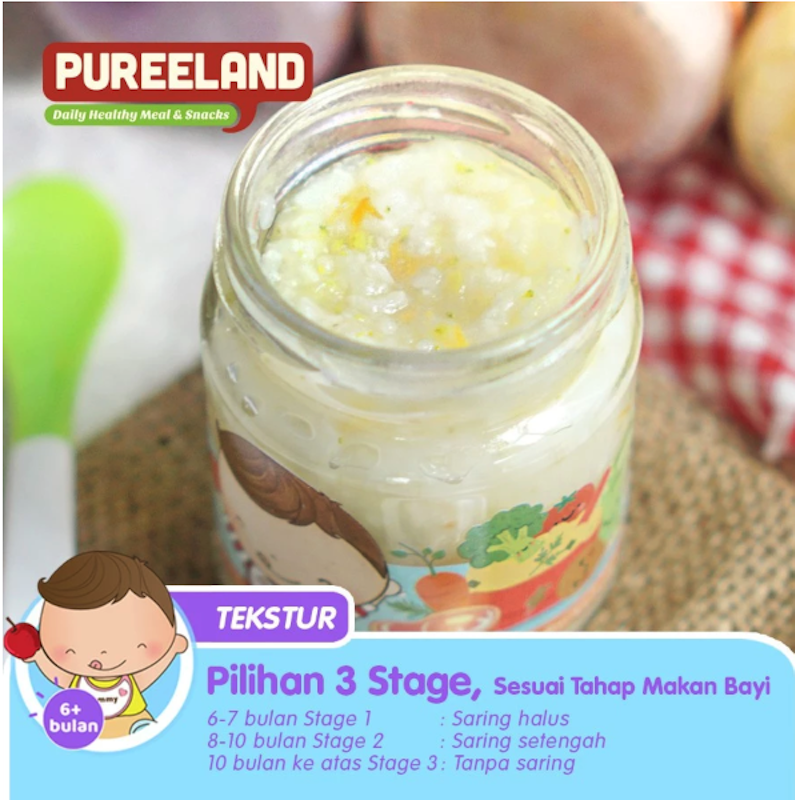 Pureeland Baby Porridge Weight Booster (10-11 bulan) 3