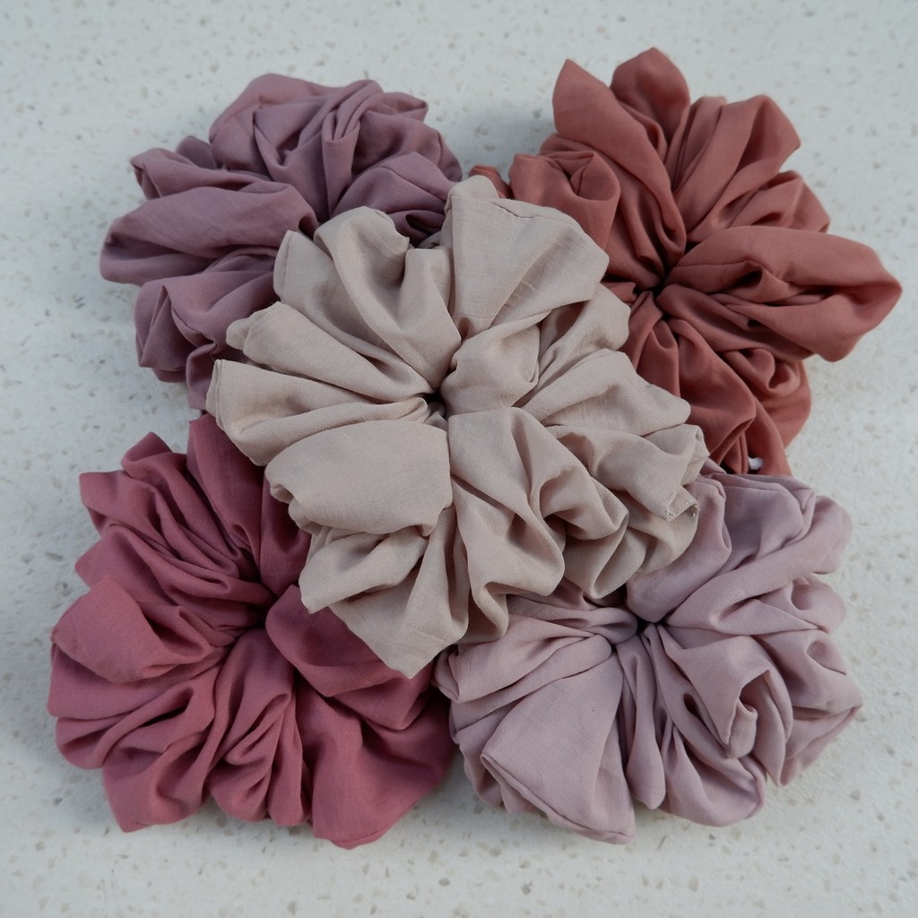  Lozy Hijab Scrunchie Plain Big