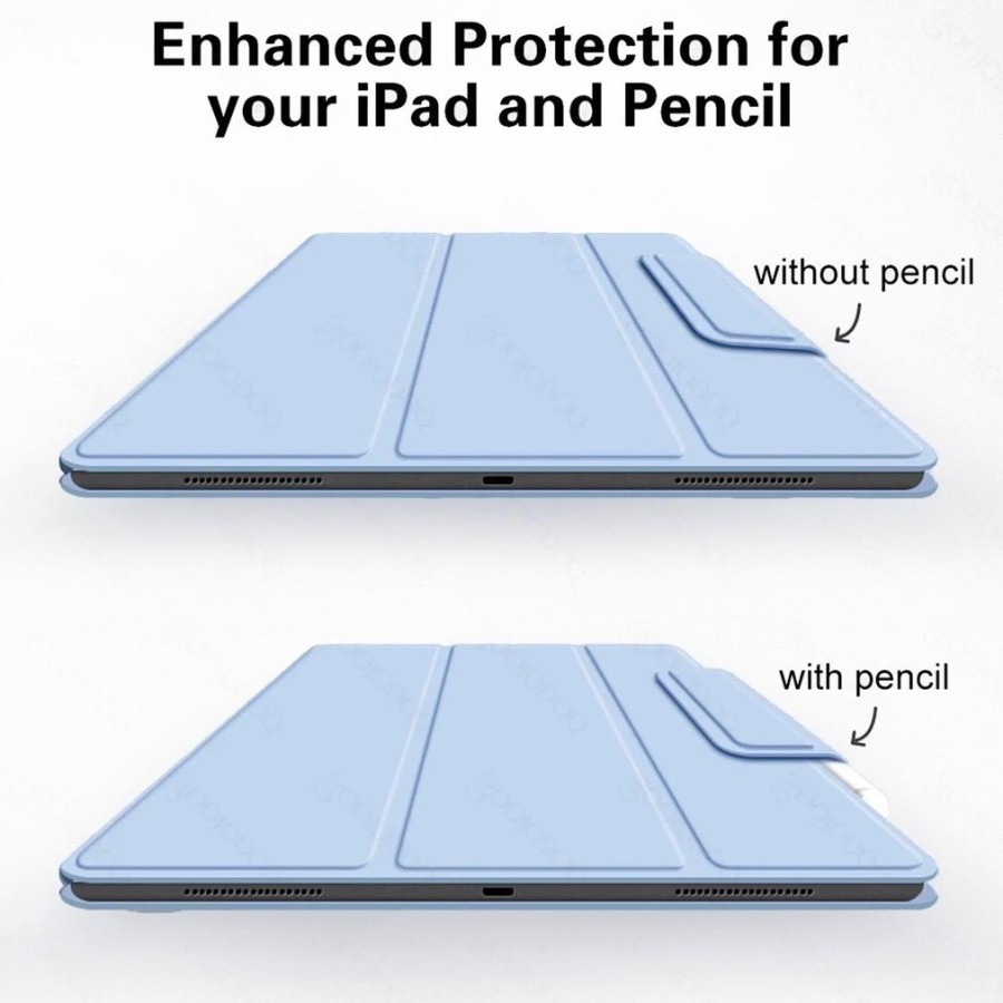 Mils Technologies Indonesia MILS Technologies Magnetic Trifold Flip Case iPad Air M2  MC02