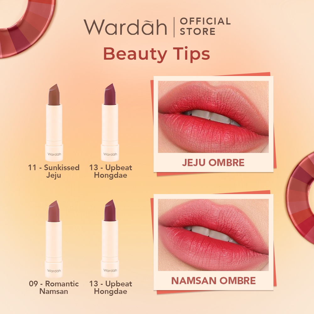 Wardah Colorft Ultralight Matte Lipstick Korea Edition 09 Romantic Namsan