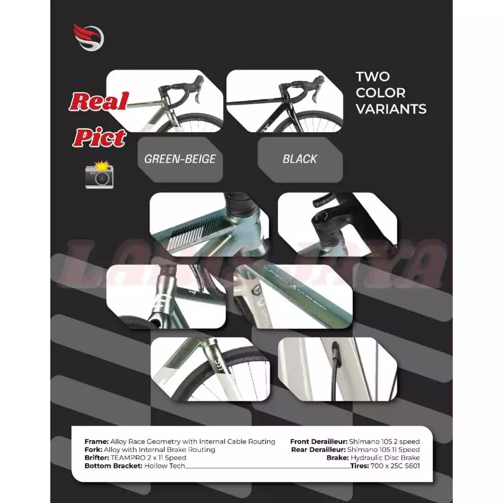 Roda Maju Bahagia Element Curved 11 700C