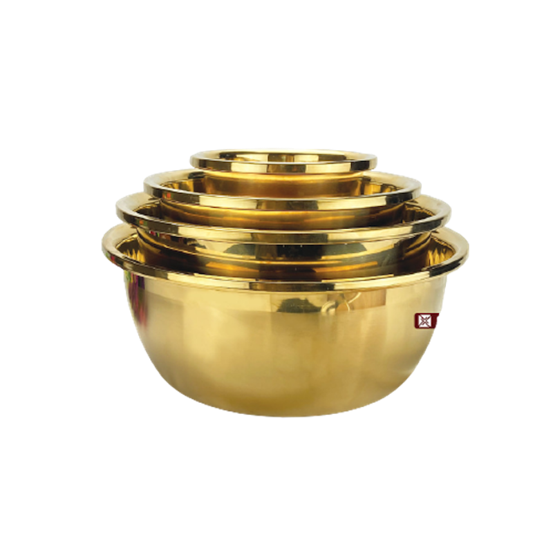 Baskom Stainless Gold 1
