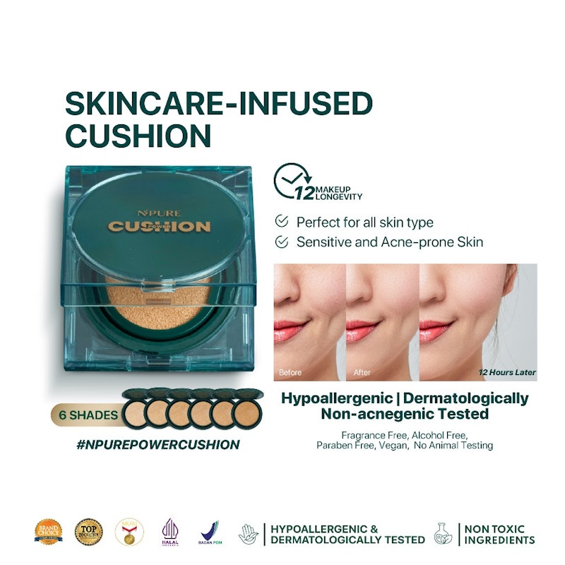 Centella Asiatica Flawless Matte Power Cushion Banana 3