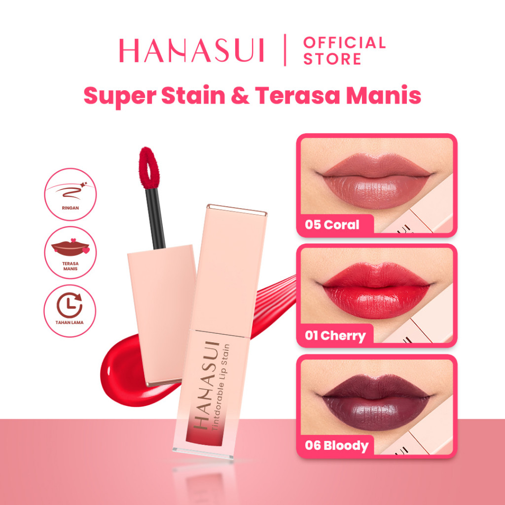 Eka Jaya Internasional Hanasui Tintdorable Lip Stain