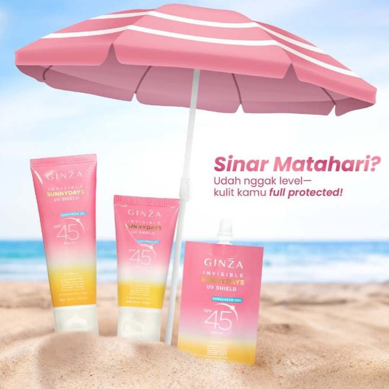 Ginza Beauty Invisible SunnyDays UV Shield Sunscreen Gel SPF 45 PA+++ 2