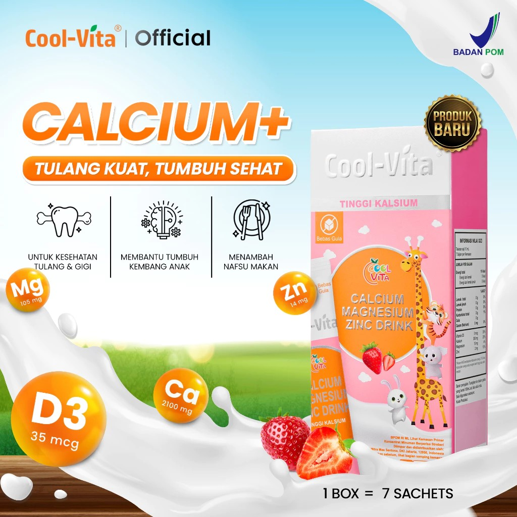 Coolvita Maju Sehat Cool-Vita® Calcium Magnesium Zinc Drink