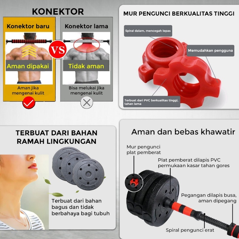 Twen Dumbbell Set 40 kg 4