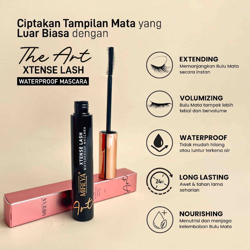 Mireya® The Art Xtense Lash Waterproof Mascara 4