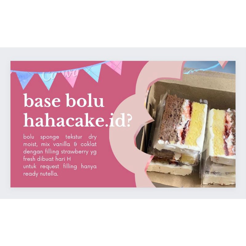 Haha Cake Custom Kue 2 Tingkat Frozen