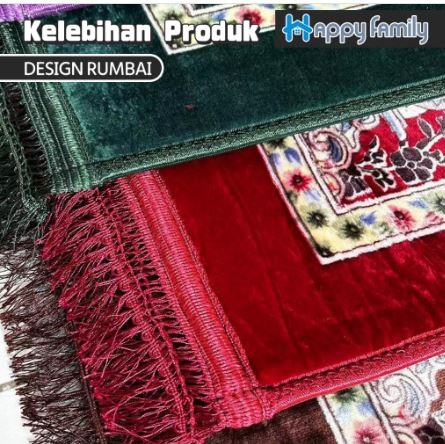 Happy Family Sajadah Turki Anti Slip Super Premium  2