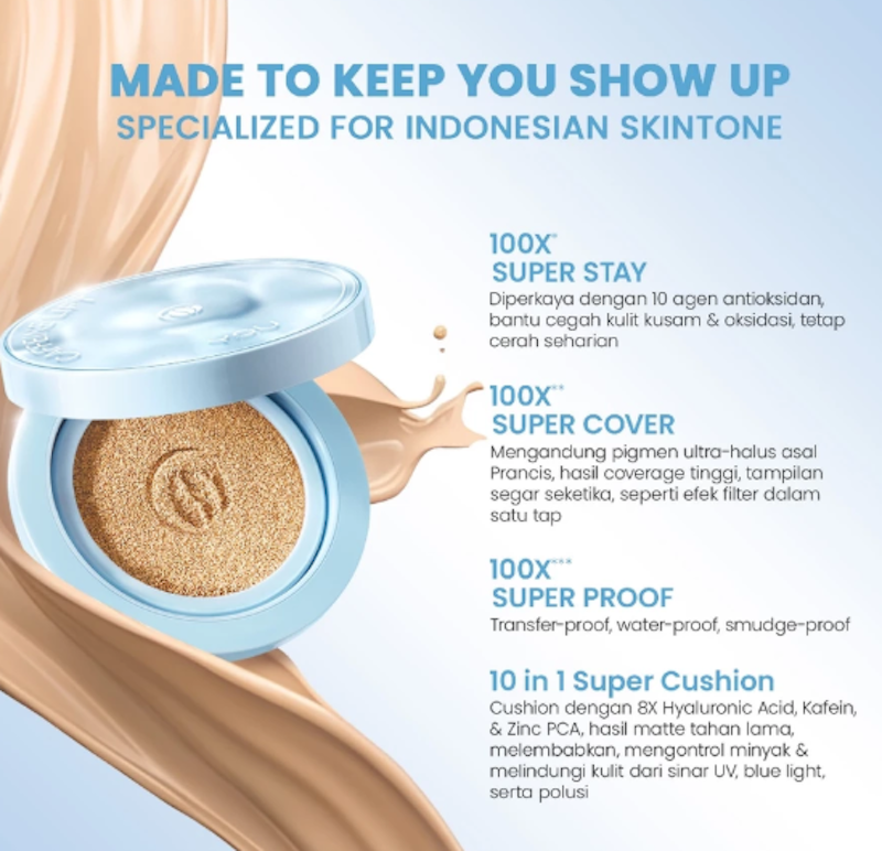Caffeine Lift V-Boost Serum Cushion C203 Pink Sand 2