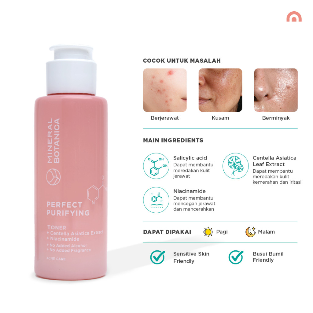 Mica Jaya Pratama  Mineral Botanica Perfect Purifying Toner