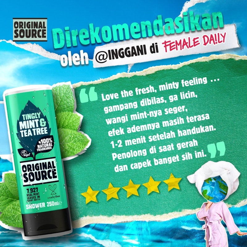 Original Source Shower Mint & Tea Tree 5