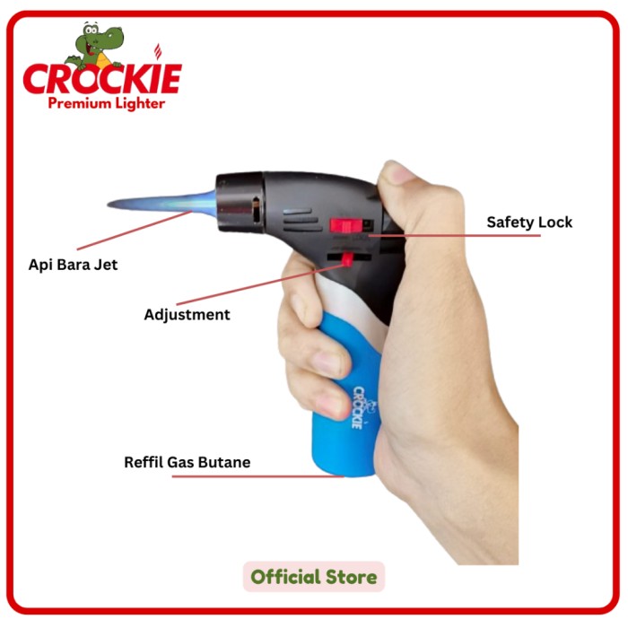 Cricket Lighters Crockie Super Jet Korek