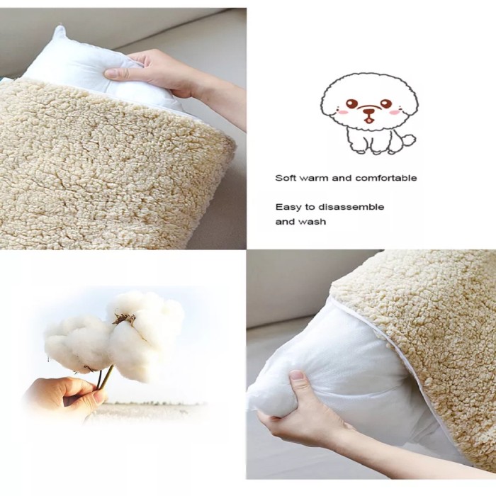 Rumah Kucing dengan Bantal Lembut
