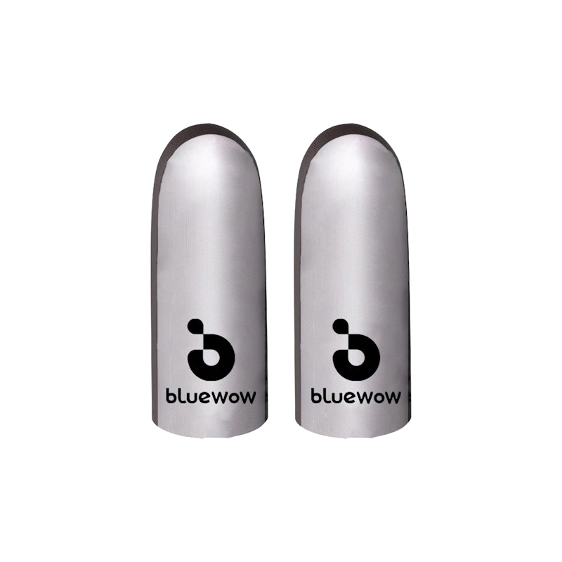 BlueWow Silver Cloth Mobile Game Finger Sleeves 1
