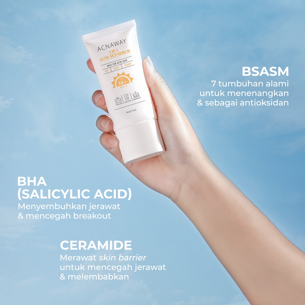 ACNAWAY ACNAWAY 3 in 1 Acne Sun Serum SPF 50+ PA+++ 
