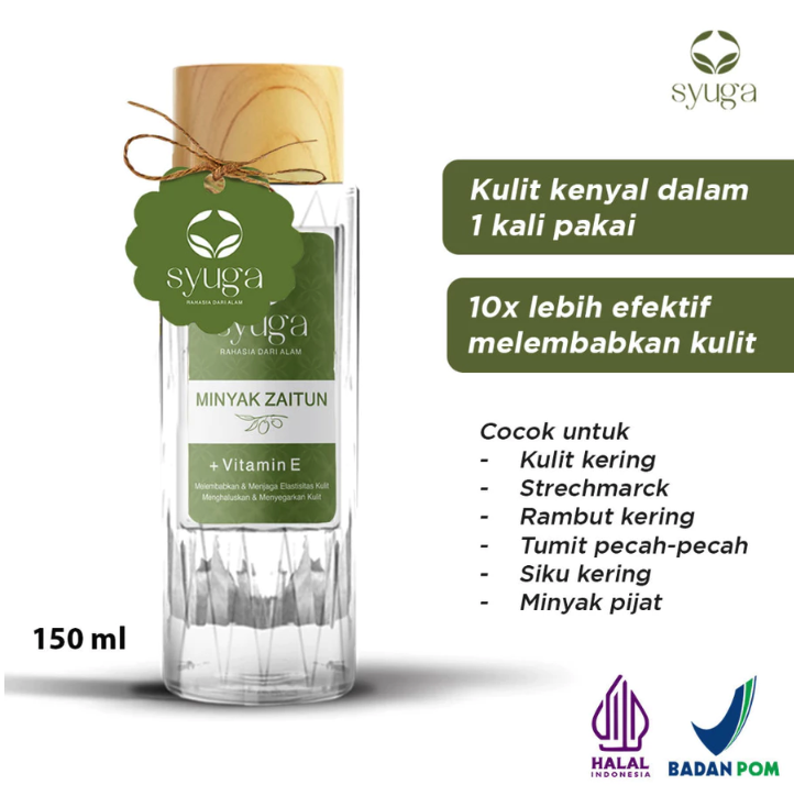 Sekawan Kosmetik Wasantara Syuga Minyak Zaitun + Vitamin E