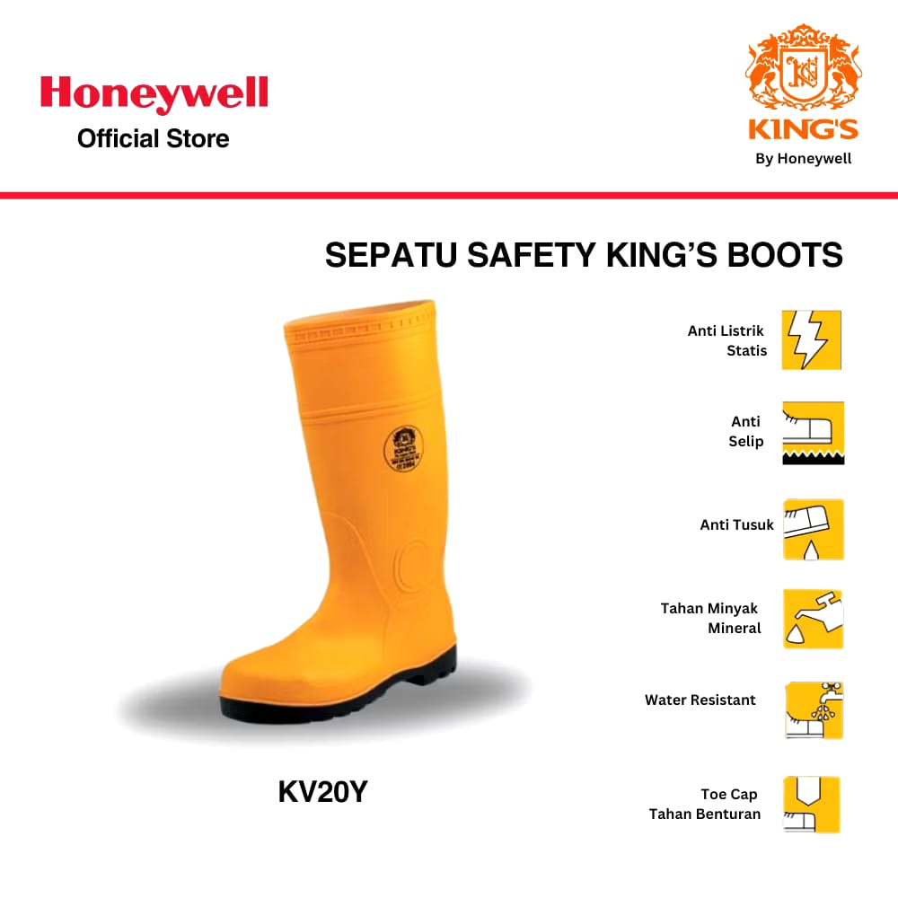 Kings Safety Wear King's Sepatu Safety Boots  KV20Y