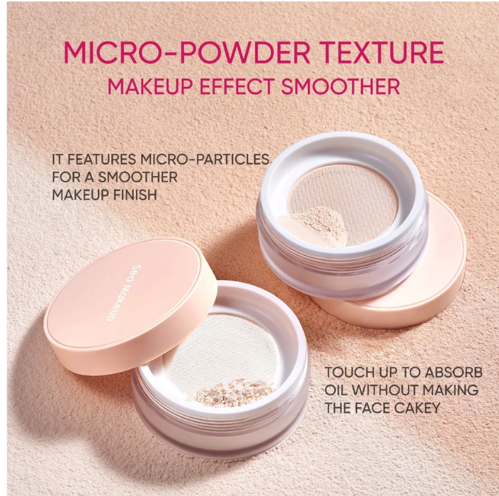 Sea Beauty Indonesia Sea Makeup Acne Blur and Set Loose Powder Snowball 