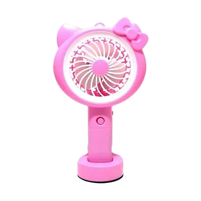 Kipas Angin Tangan Karakter + Lampu LED 2