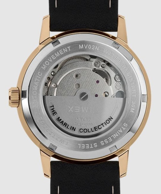 Marlin® Automatic 40mm Leather Strap Watch 4