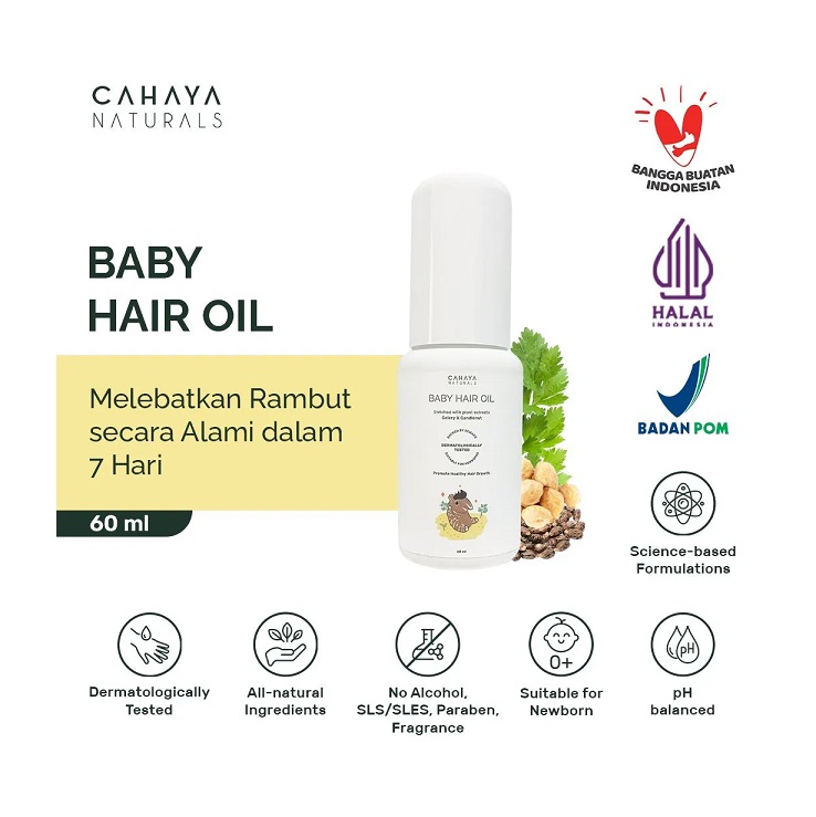 Cahaya Natural Botanikal  Cahaya Naturals Baby Hair Oil