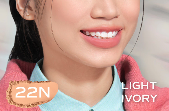 Paragon Technology and Innovation Wardah Colorfit Velvet Powder Foundation 22N Light Ivory