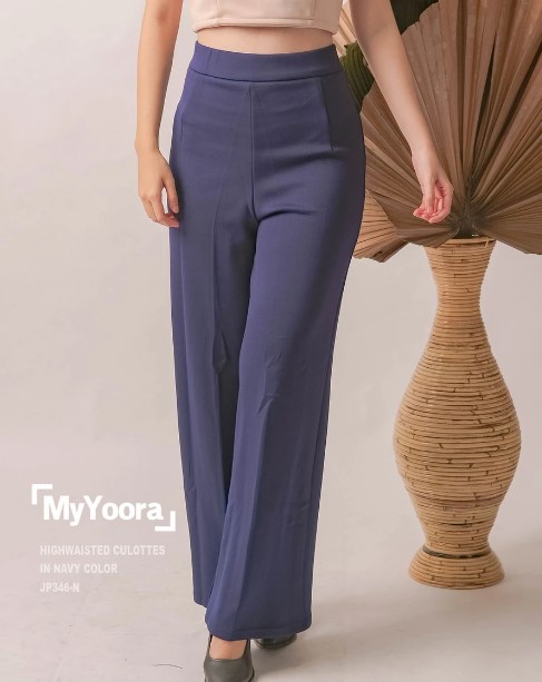 High Waisted Culottes Pants 5