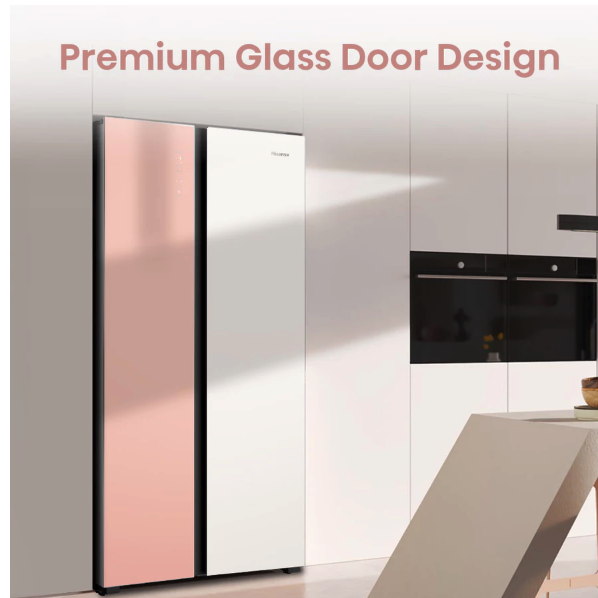 Hisense Distribution Limited Hisense 564L Kulkas Side by Side Refrigerator RS688N4IWPU