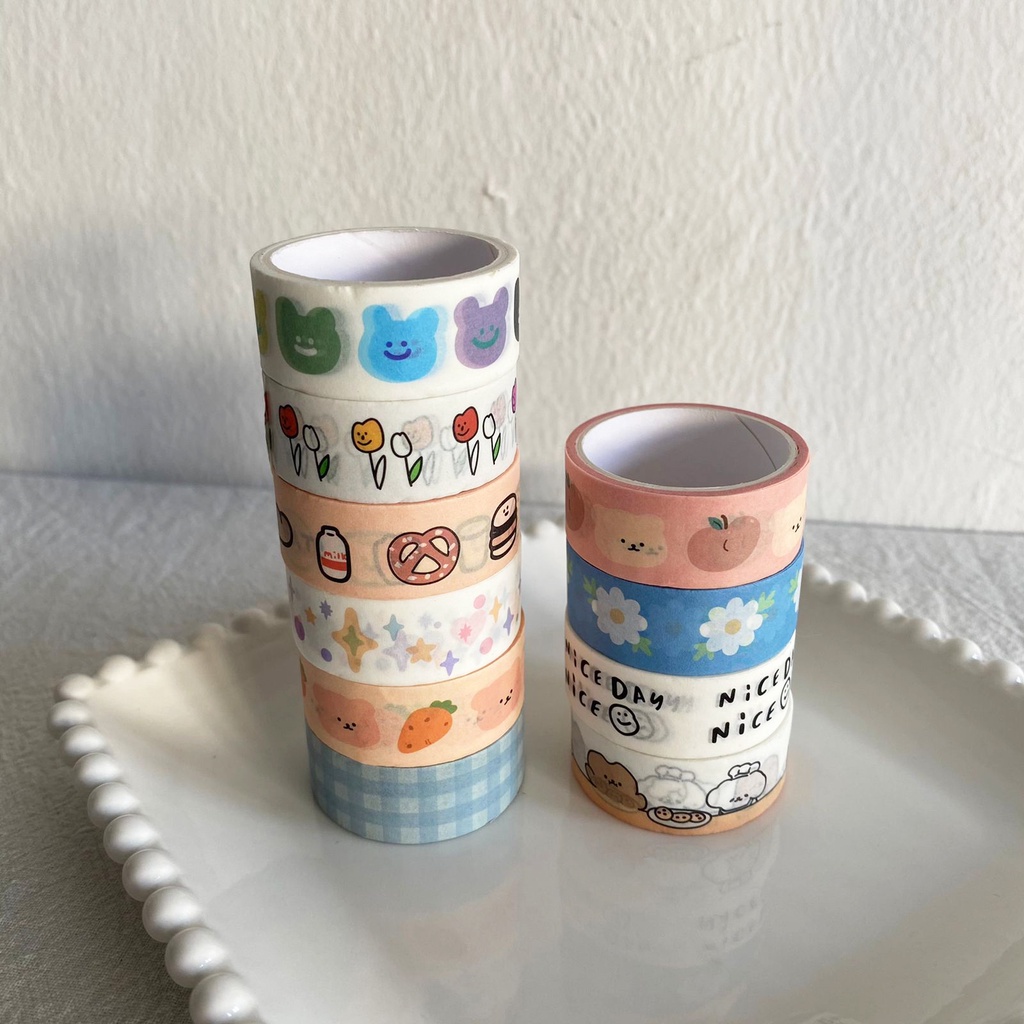  Washi Tape Cute Korean Aesthetic