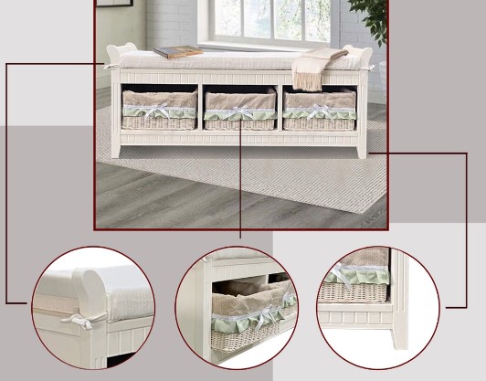 Toraya Jasmine Bench Chair