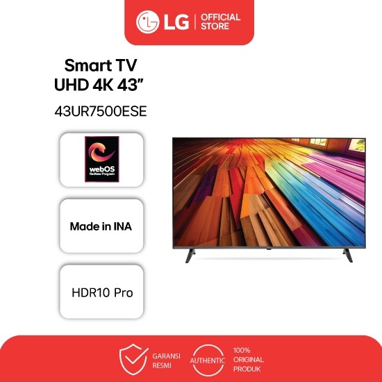 LG Electronics LG Smart TV UHD 4K 43" 43UR7500ESE