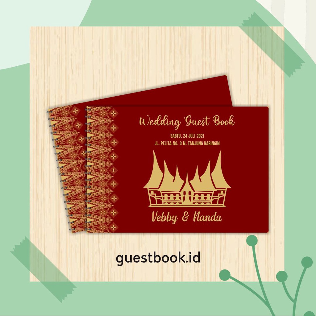 Guestbook.id Guest Book Custom Nama Adat 3
