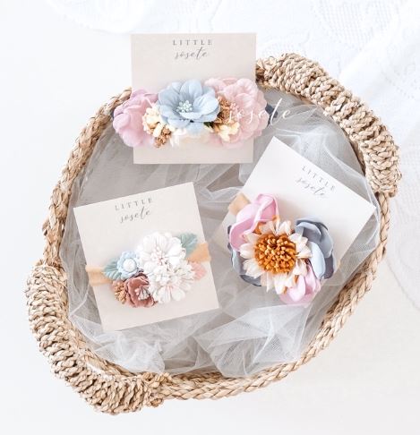 Little Sosete Sosete Flower Baby Headband