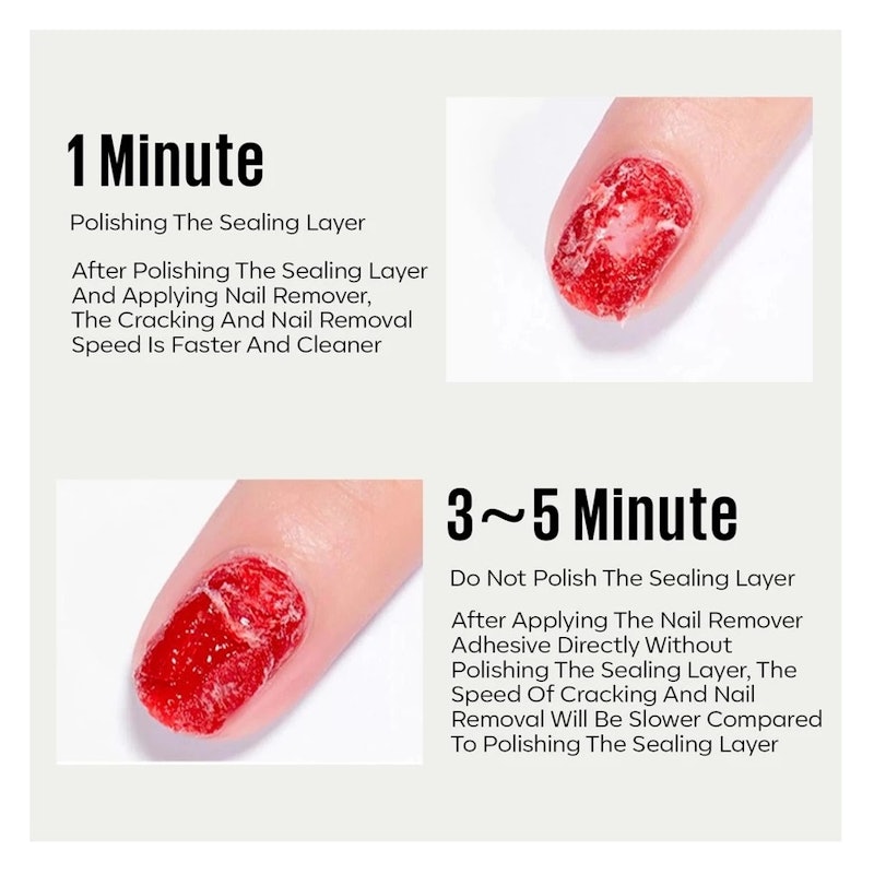 MODELONES Non-Scalding Remover Sensitive Nail 5