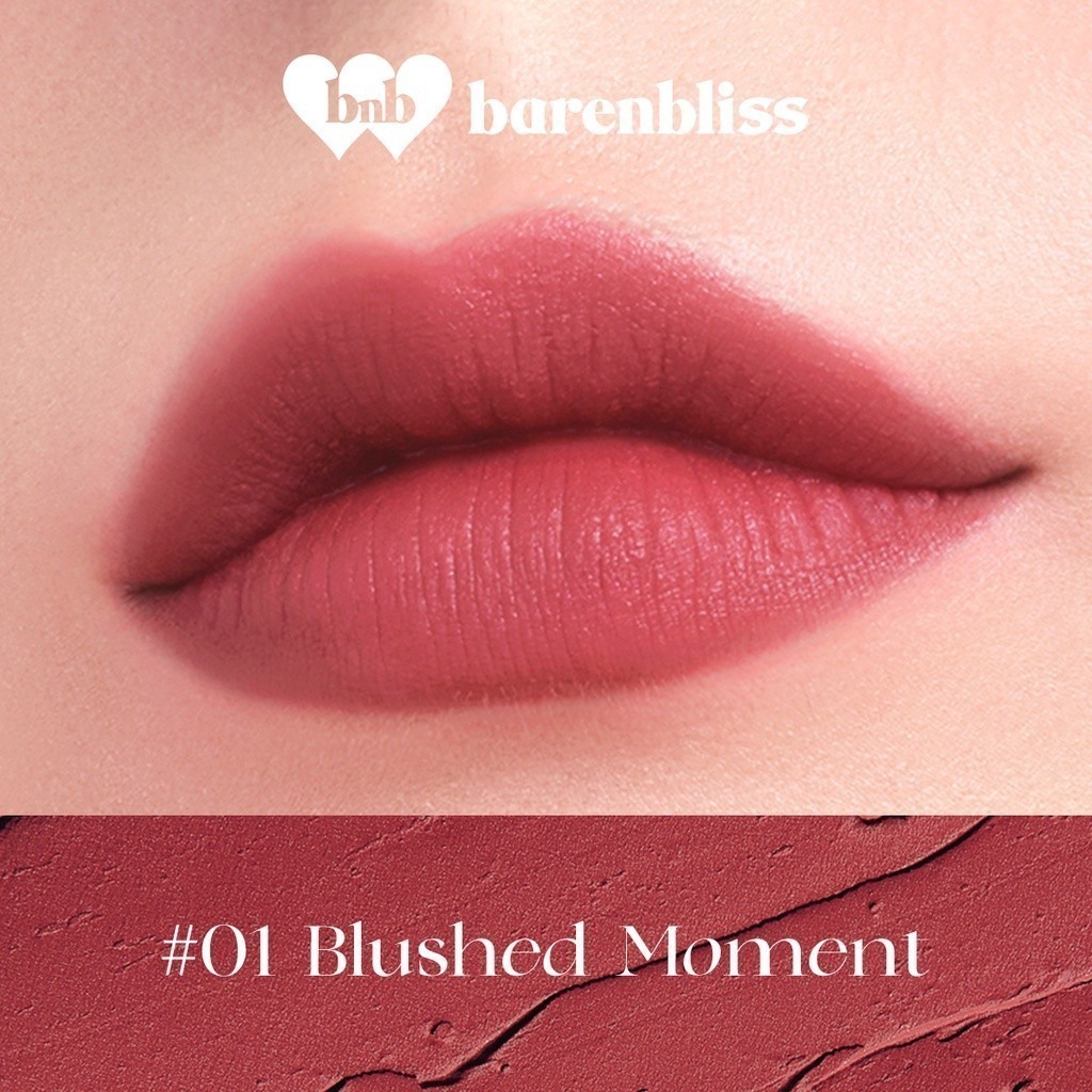 Hebe Beauty Style  Barenbliss Cherry Makes Cheerful Lip Velvet 01 Blushed Moment